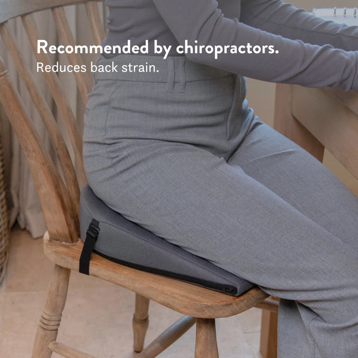 Car seat sitting wedge cushion office posture corrector with coccyx cut out 11° Degree Wedge Coccyx Cut Out - Putnams