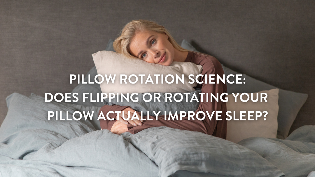 Person hugging a Putnams pillow in bed 