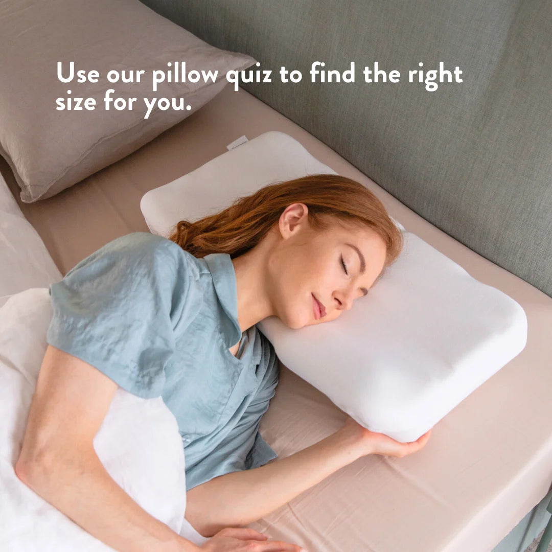 Putnam Pillow Putnams sleep on back pillow support foam back neck pain made in the UK